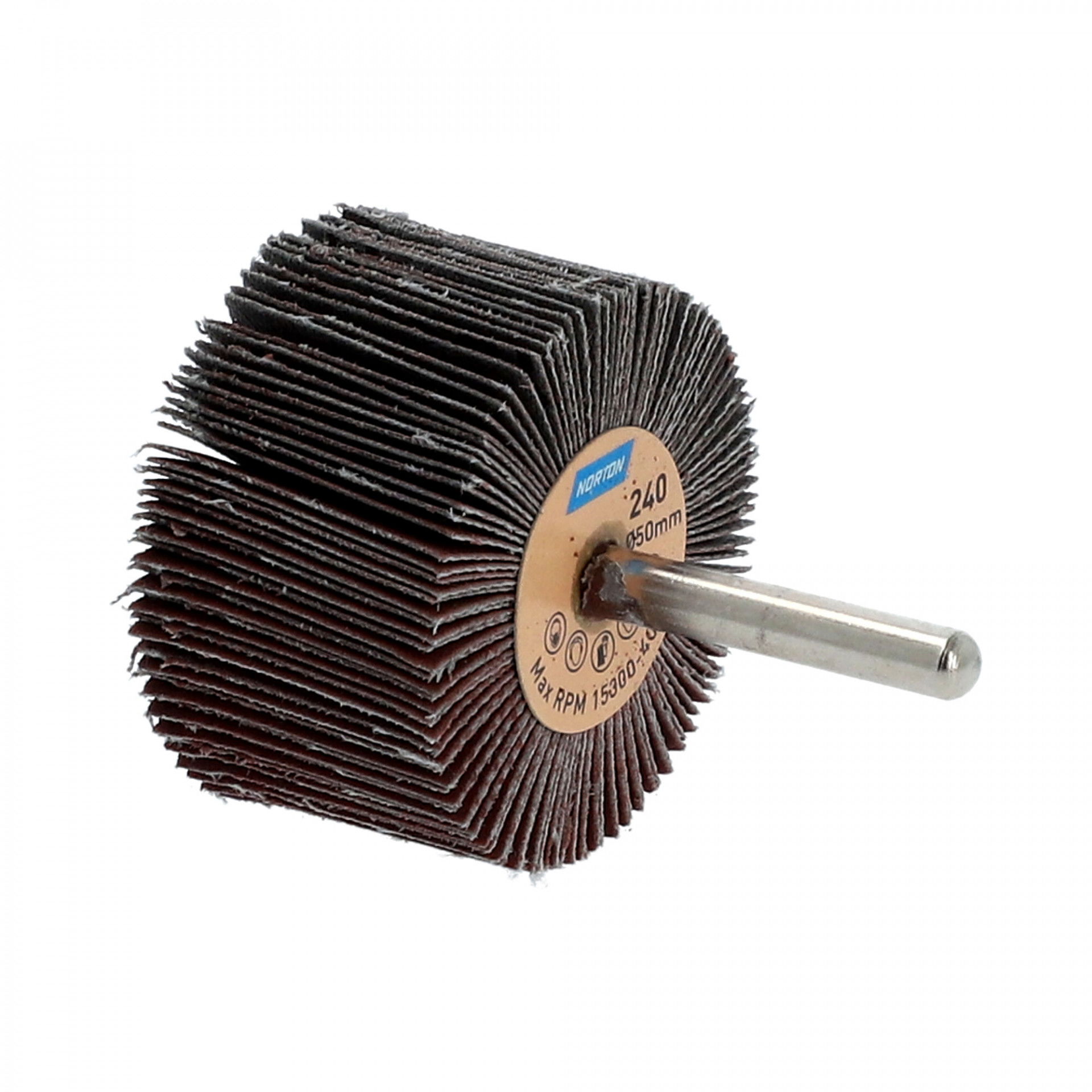 Norton Metal R207Plus csapos lamellás csiszolókorong Ø50x30x6mm P240, 10 db/csomag termék fő termékképe