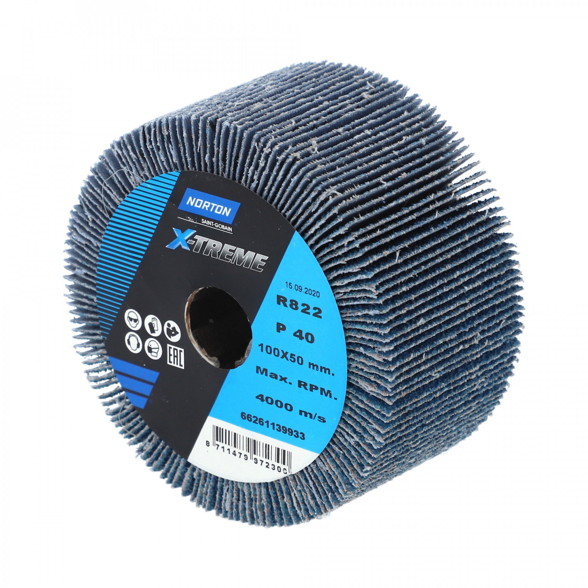 Satinex X-Treme R822 lamellás csiszolókorong Ø100x50x19,1mm P60 termék fő termékképe