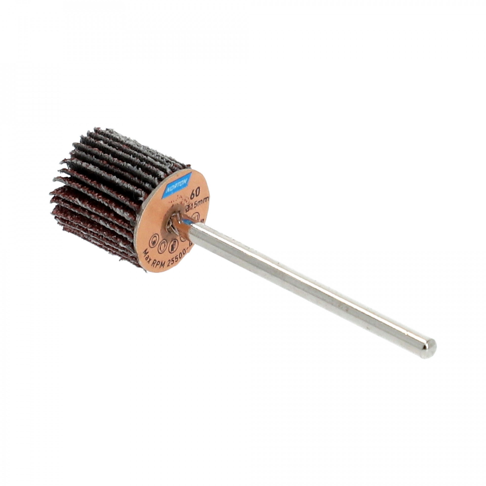 Norton BDX R207Plus csapos lamellás csiszolókorong 15x15x3mm P60, 10 db/csomag termék fő termékképe