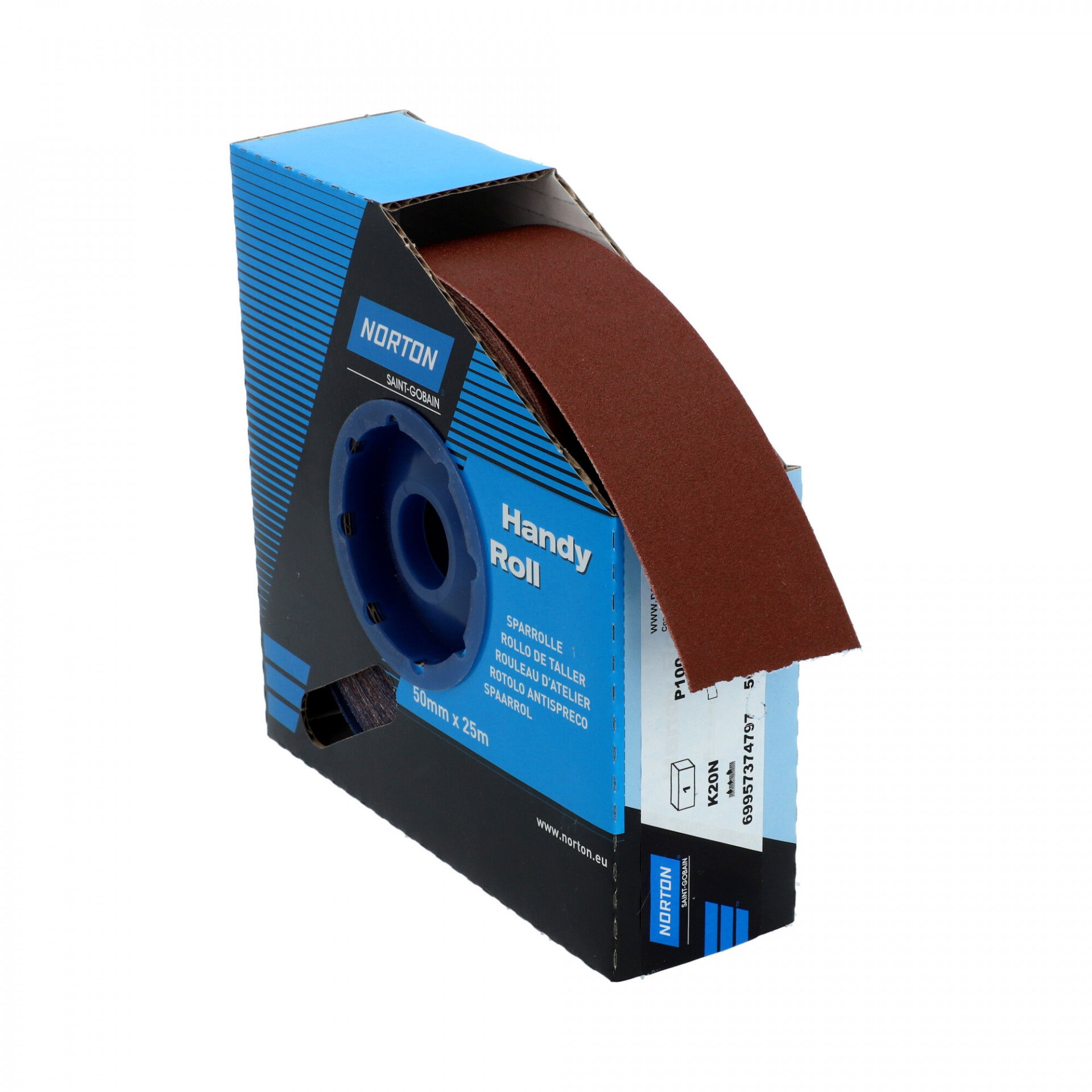 Norton K20N csiszolóvászon műhelytekercs 50mmx25m P100 termék fő termékképe