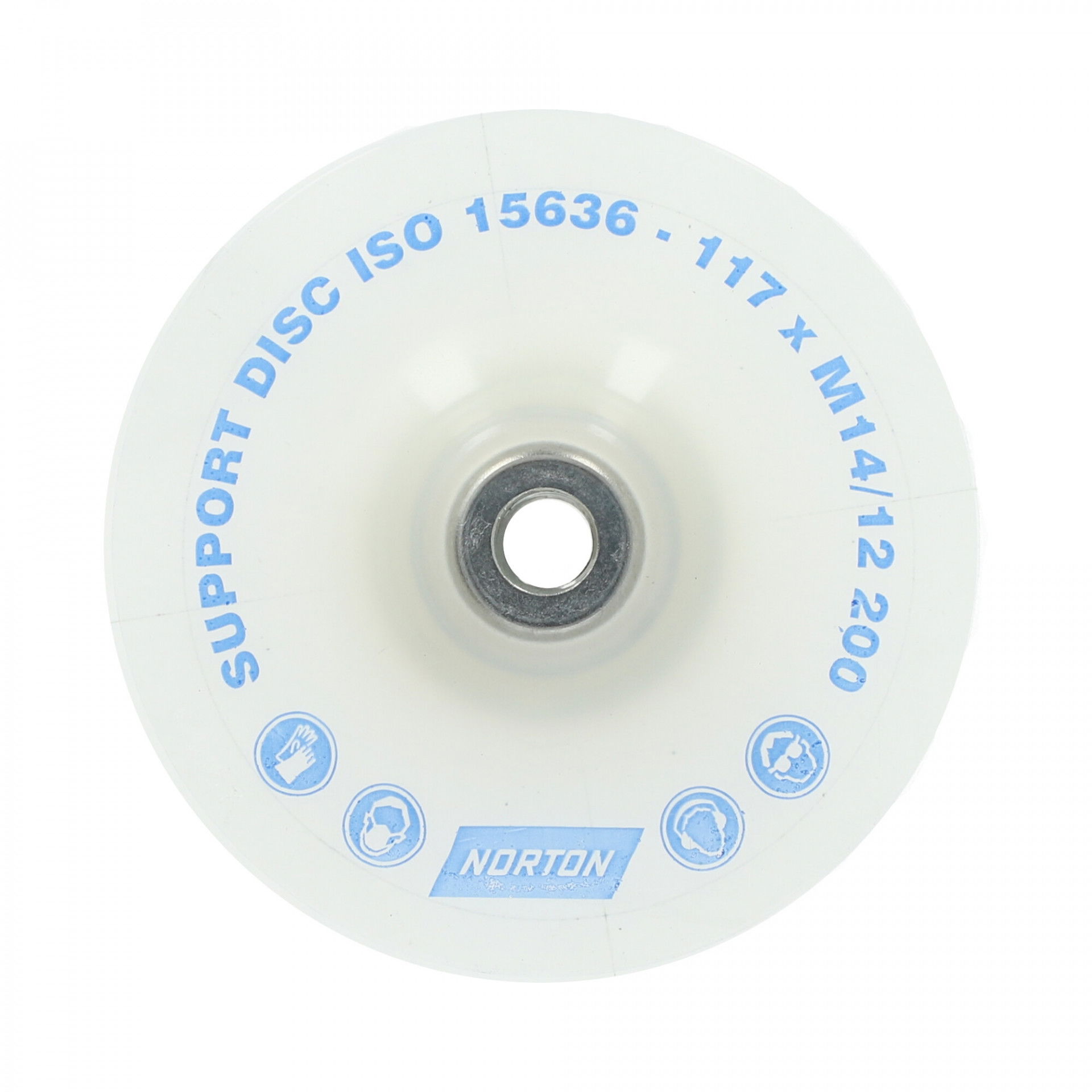 Norton fíbertárcsa felfogó Nylon Hard Ø125xM14, 5 db/csomag termék fő termékképe