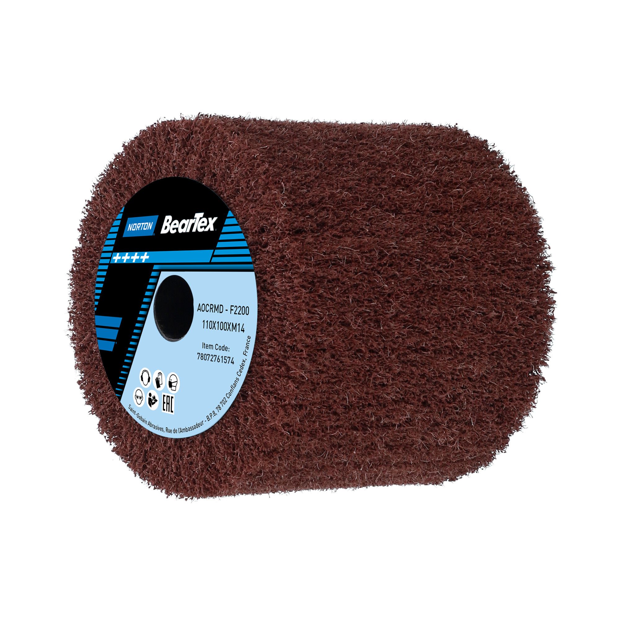 Satinex M14 lamellás csiszolókorong Ø110x100xM14 Coarse A, 2 db/csomag termék fő termékképe