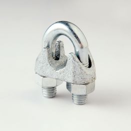 DIN 741 Kötélszorító bilincs, Acél, Horganyzott, 14 (14mm sodronyhoz) termék fő termékképe