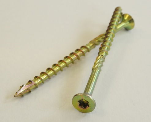 Süllyesztettfejű faszerkezetépítő csavar, sárgahorganyzott 6x200 termék fő termékképe