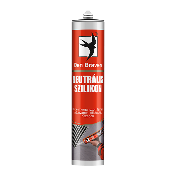 Den Braven Neutrális szilikon, szürke, 280 ml termék fő termékképe