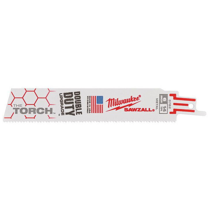 Milwaukee Heavy Duty TORCH™ szablyafűrészlap, bontó, fémhez, Bi-Met, Co, 150 mm, 14 TPi, 25 db/csomag termék fő termékképe