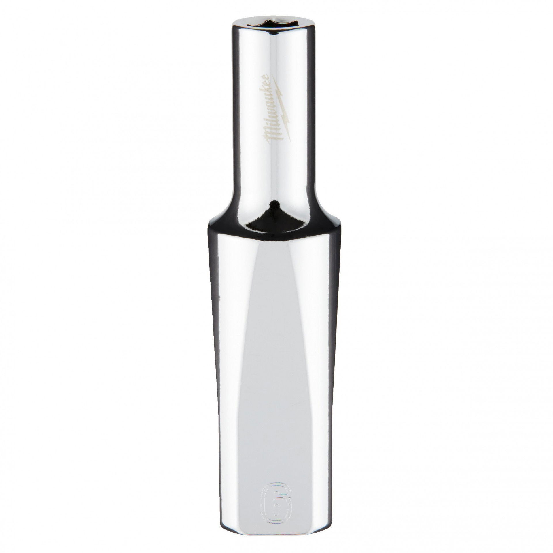 Milwaukee FOUR FLAT™ oldalú 3/8"-os dugókulcs fej, hosszú, 6-lapú, 6 mm termék fő termékképe