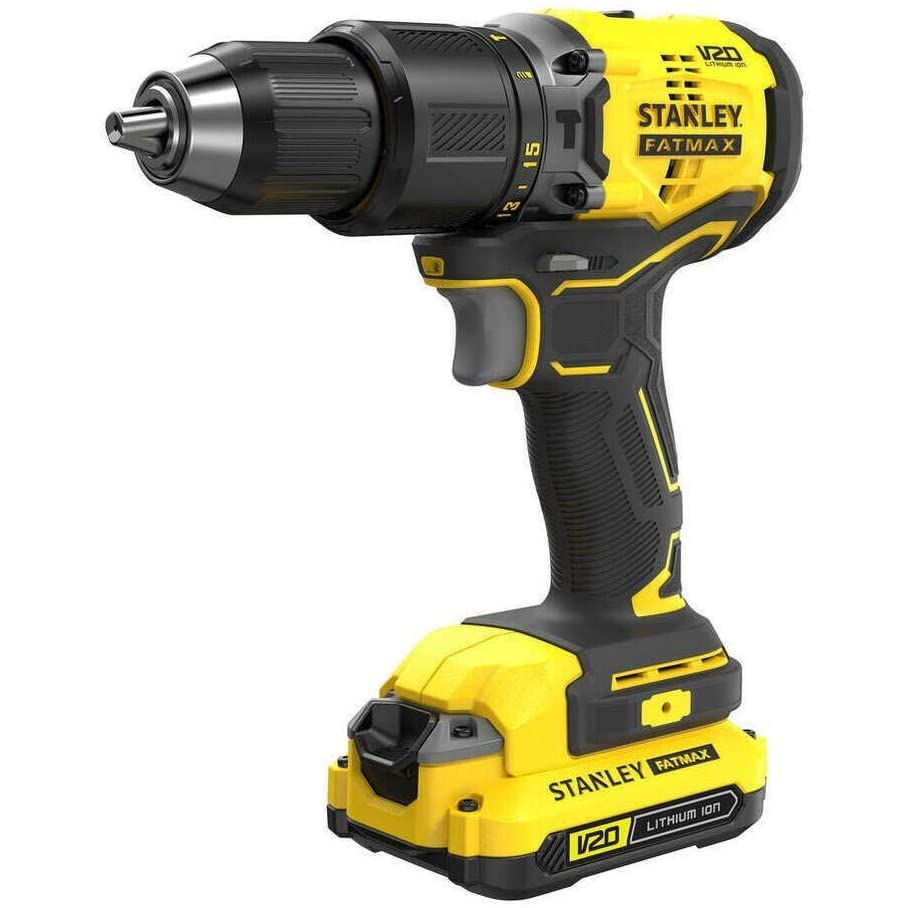 Stanley SFMCD715C2K FATMAX® V20 akkus ütvefúró-csavarozó (2 x 1.5 Ah Li-ion akkuval, kofferben) termék fő termékképe