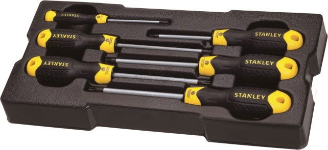 Stanley STMT1-74182 CushionGrip™ torx csavarhúzó készlet, 6 részes (Transmodule rendszer) termék fő termékképe