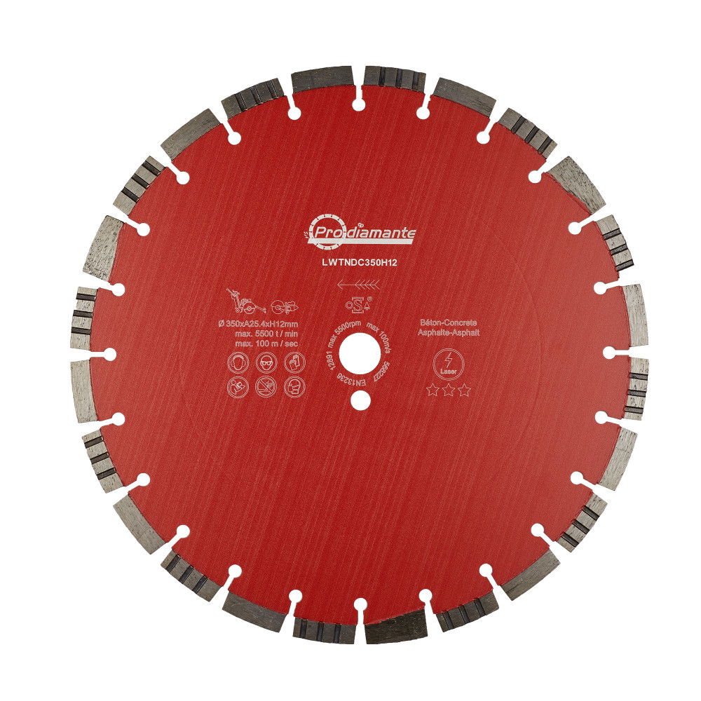 Prodiamante LWTNDC300H12 aszfalt-beton vágókorong Ø300mm termék fő termékképe