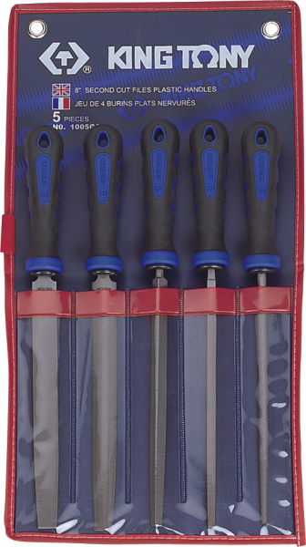 King Tony 5 részes reszelő készlet 250mm nyelezett 1015GQ termék fő termékképe