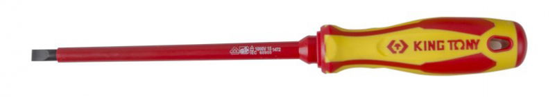 King Tony Szigetelt csavarhúzó lapos4x100 14720404 termék fő termékképe
