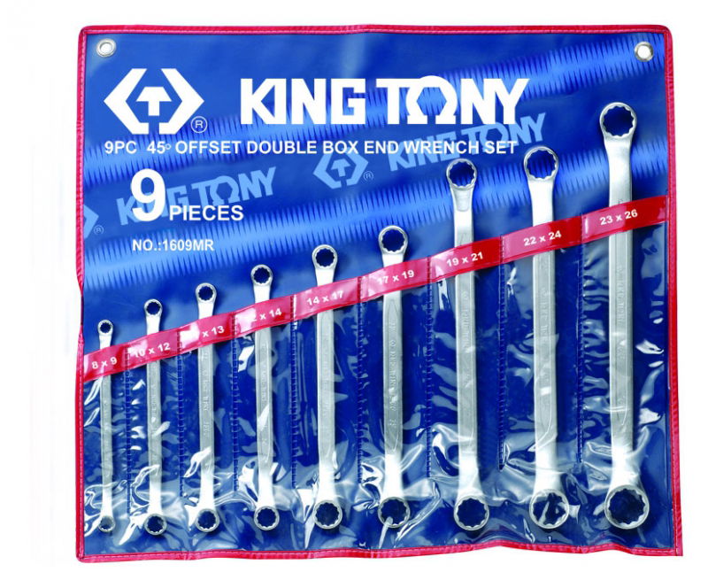 King Tony 9 részes csillagkulcs készlet, metrikus 1609MR termék fő termékképe