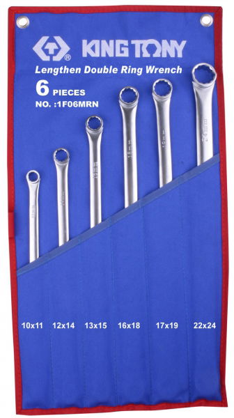 King Tony 6 részes egyenes csillagkulcs készlet extra hosszú nyél CrMo1F06MRN termék fő termékképe