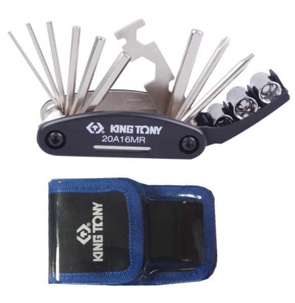 King Tony 16 részes kihajtható készlet kerékpárhoz  20A16MR termék fő termékképe