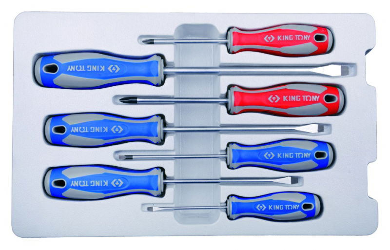 King Tony 7 részes csavarhúzó készlet 30117MR termék fő termékképe