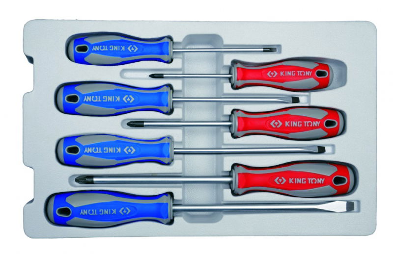 King Tony 7 részes csavarhúzó készlet 30127MR termék fő termékképe