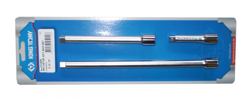 King Tony 3 részes toldószár készlet 3/8˝ 3113PR termék fő termékképe