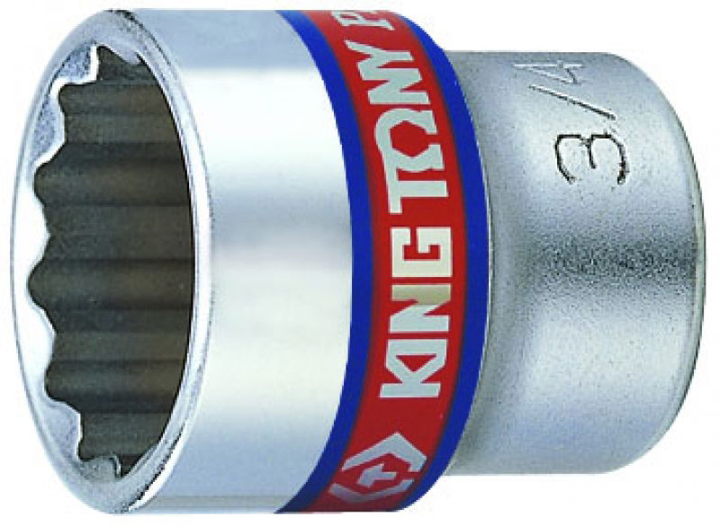 King Tony Kézi dugókulcsfej 3/8˝ 13/16˝12* 333026S termék fő termékképe
