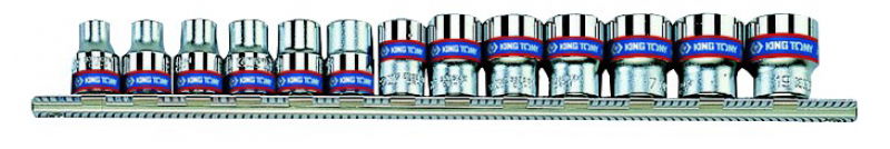 King Tony 13 részes 3/8˝-os kézi dugókulcs készlet 7-19mm 6*   3513MR termék fő termékképe