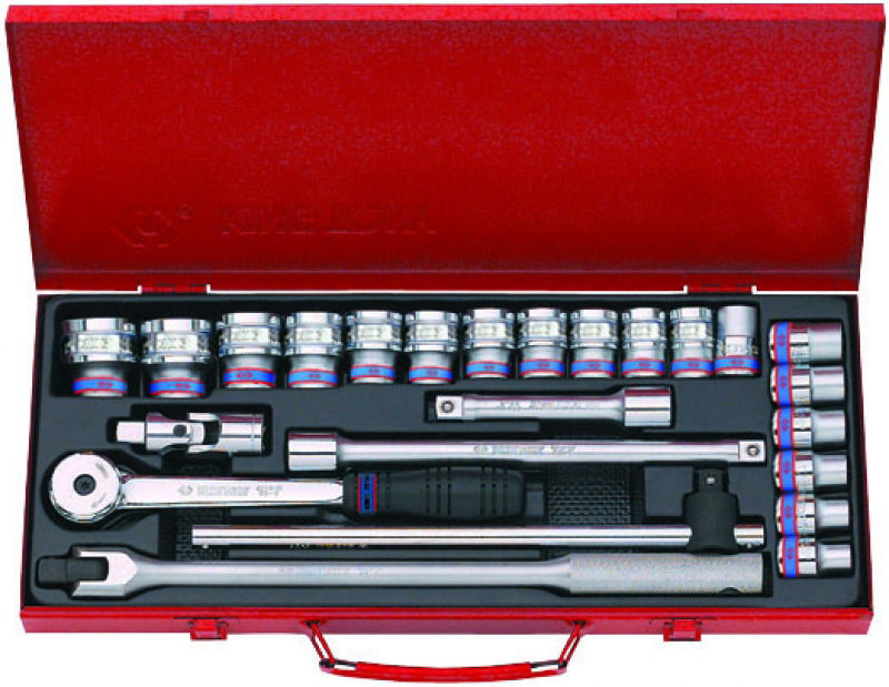 King Tony 24 részes 1/2˝-os kézi dugókulcs készlet 6*   4526MR04 termék fő termékképe