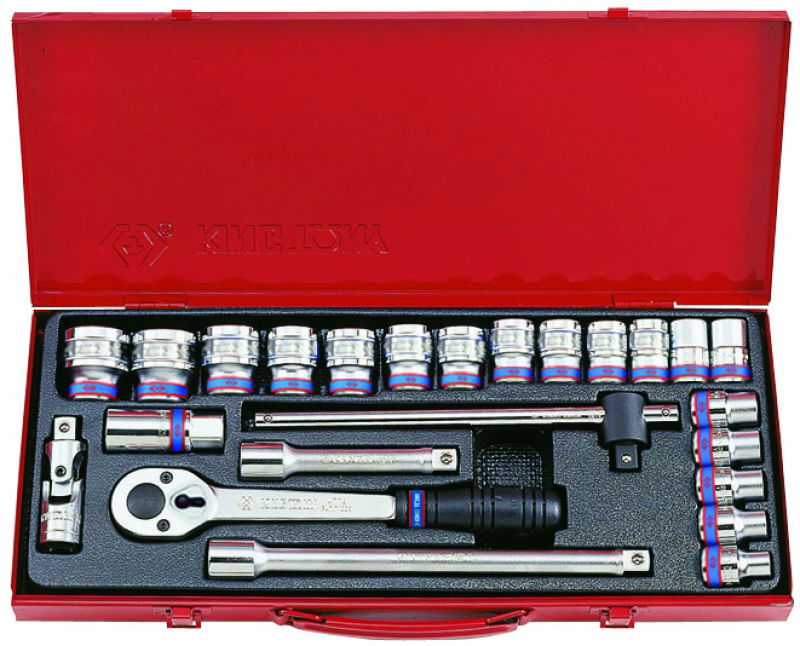 King Tony 24 részes 1/2˝-os kézi dugókulcs készlet 6* 4528MR02 termék fő termékképe