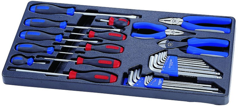 King Tony 29 részes csavarhúzó-,fogó-& imbuszkulcs készlet 9-90129CR termék fő termékképe