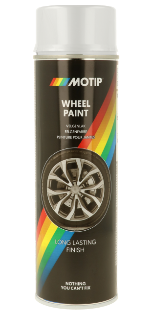 Motip Keréktárcsa festék spray, fényes fehér, 500 ml termék fő termékképe