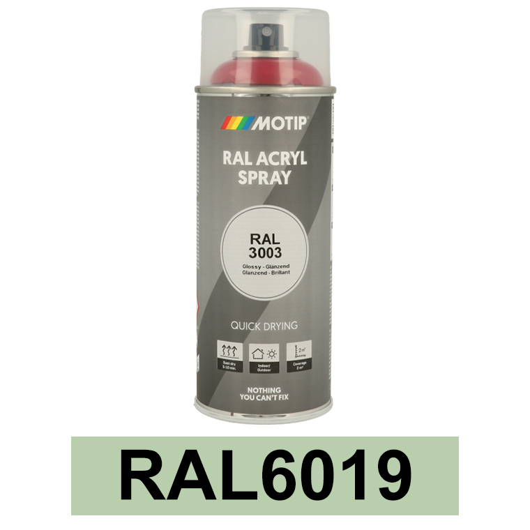 Motip Ipari festék spray, RAL6019, 400 ml termék fő termékképe