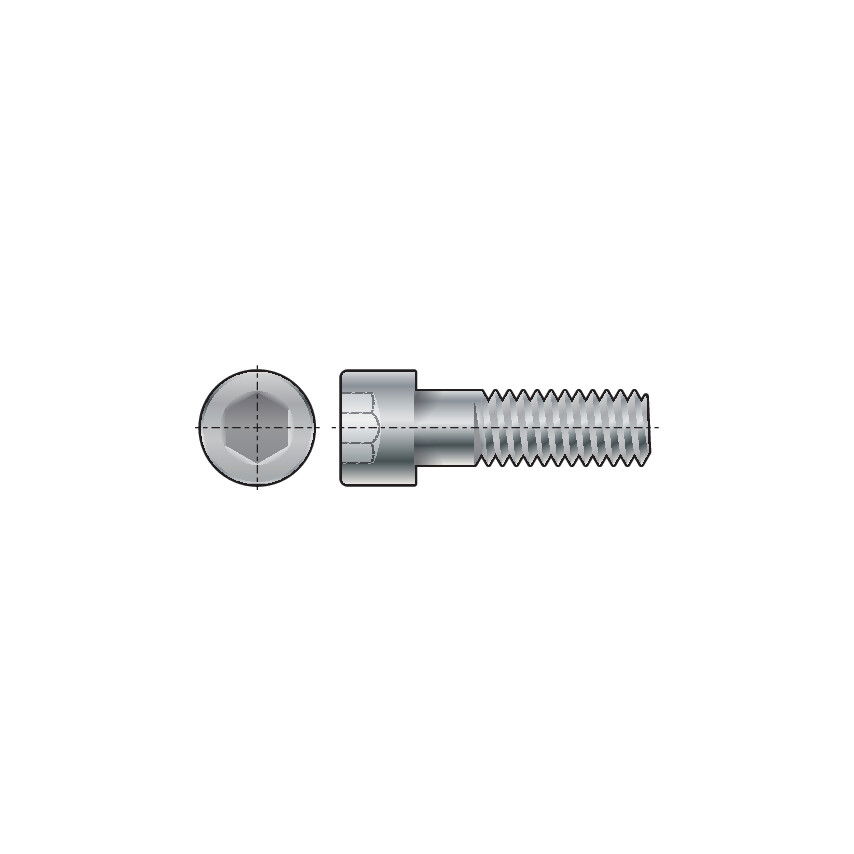 Fabory M14X30 HENGERES FEJŰ BELSŐ KULCSNYÍLÁSÚ CSAVAR A2(GR-70) (PK-25) termék fő termékképe