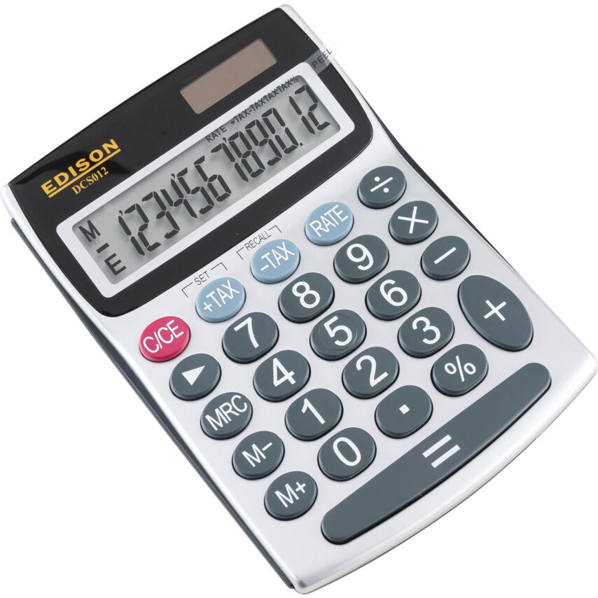 Edison DCS012 12-DIGIT SZÁMOLÓGÉP termék fő termékképe