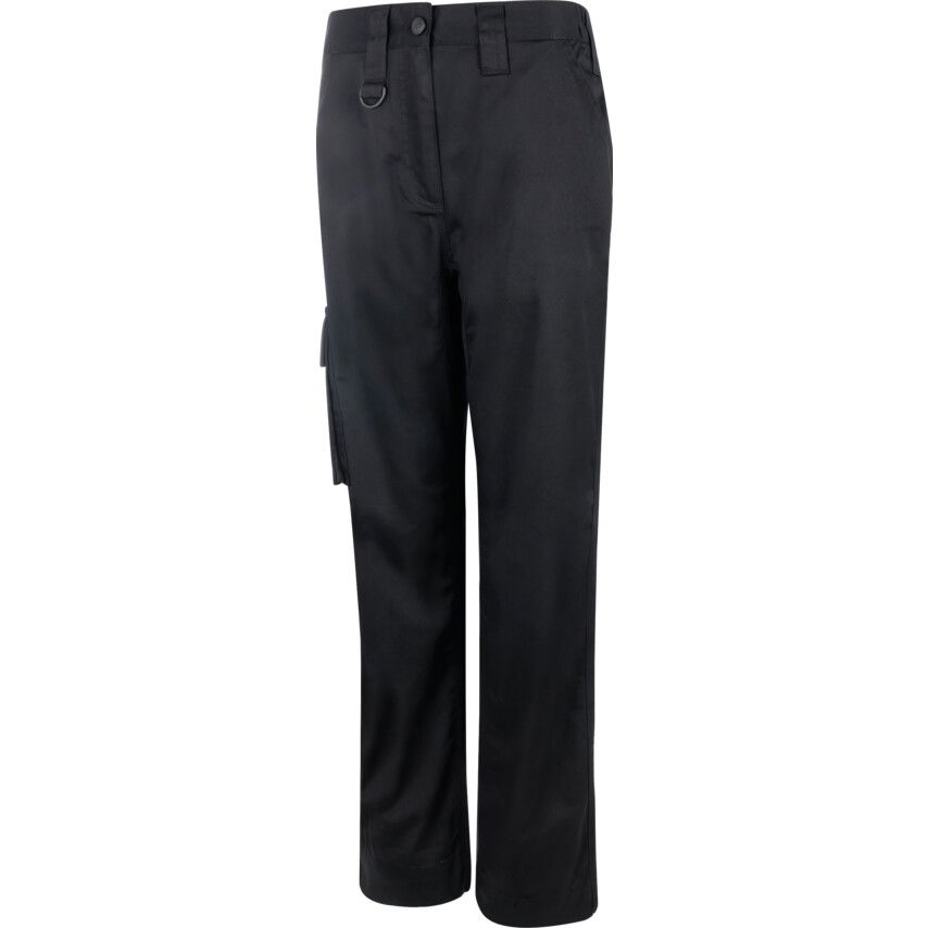 Halo LADIES' CARGO TROUSERSSHORT/REGULAR BLACK (S-18S) termék fő termékképe