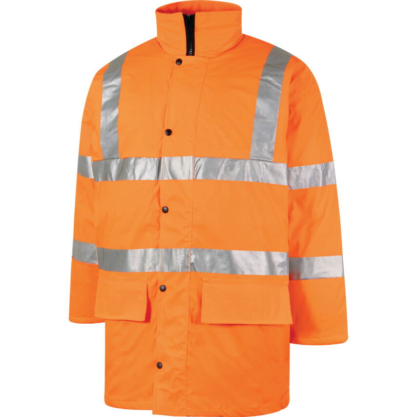 Halo CL3 LÉGÁTERESZTŐ LÁTHATÓSÁGI KABÁT  (EN20471) ORANGE (4XL) termék fő termékképe