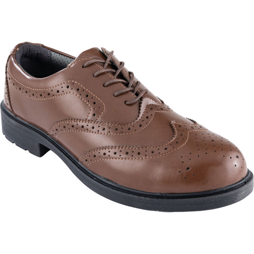 Halo BROGUE S3 SRC BARNA MUNKAVÉDELMI CIPŐ SIZE 8 termék fő termékképe
