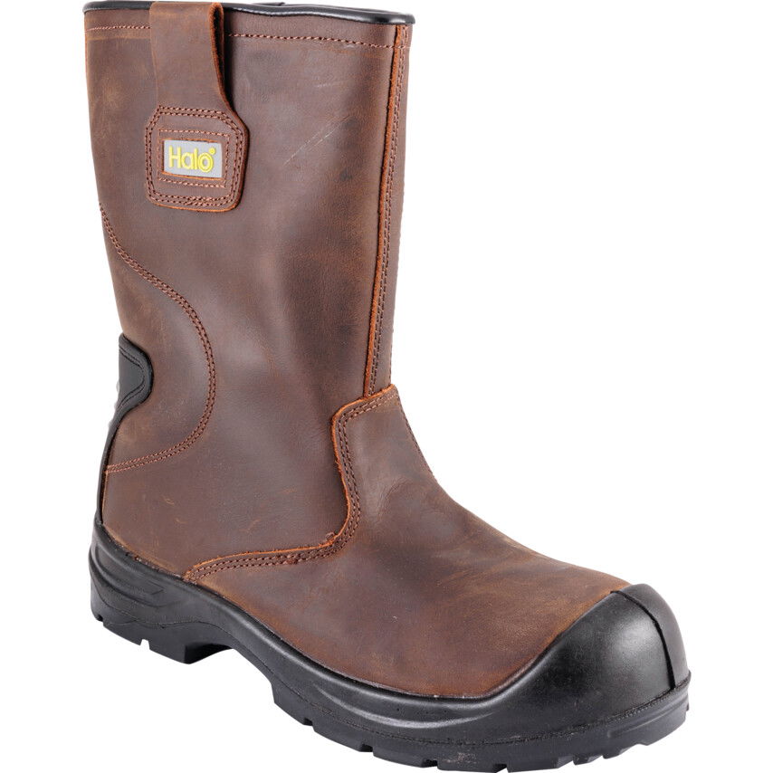 Halo MUNKAVÉDELMI CSIZMA BARNA S3 SRC TALP SZ 5 termék fő termékképe