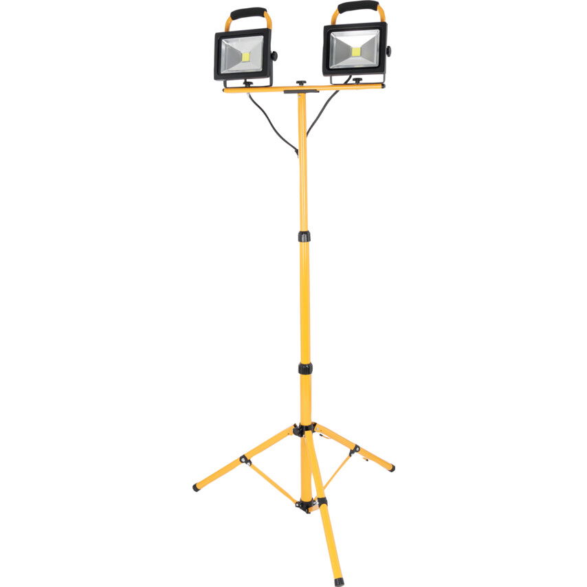 Kobe COB LED TELESZKÓPOS IKER MUNKALÁMPA  20W 1400LM 240V termék fő termékképe