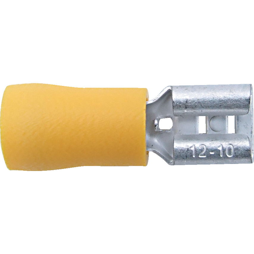 Kennedy 6.30MM KÁBELSARU LAPOS 'ANYA' CSATLAKOZÓVAL SÁRGA (100 DB/CS) termék fő termékképe