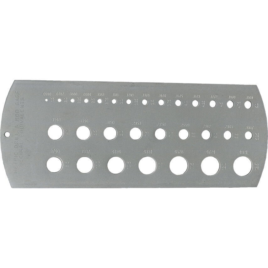 Kennedy 1/16"-1/2" IMPERIAL DRILL & DRILL ROD GAUGE termék fő termékképe