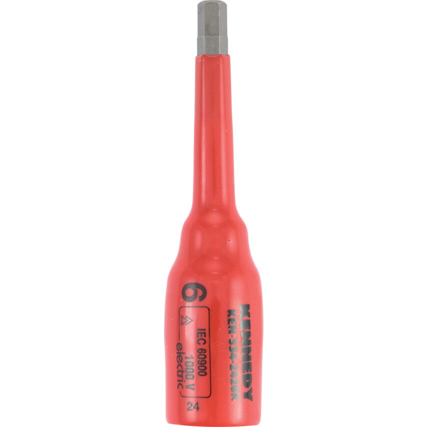 Kennedy Pro 6MM SZIGETELT HOSSZÚ HATSZÖGKULCS 3/8" - 1000 V termék fő termékképe