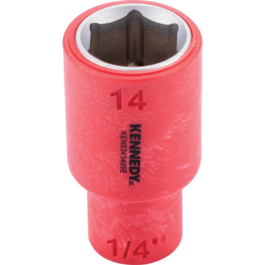 Kennedy SE 1/4" Szigetelt hatlapú dugókulcs – 14mm termék fő termékképe