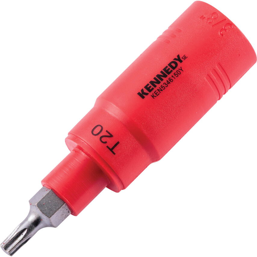 Kennedy SE Szigetelt Torx bit dugókulcs T20, 3/8"meghajtással termék fő termékképe