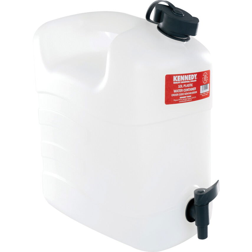 Kennedy MŰANYAG VÍZTÁROLÓ KANNA CSAPPAL 10LTR termék fő termékképe
