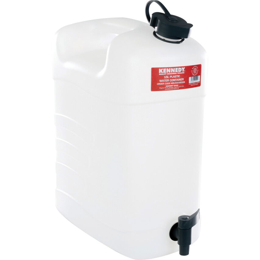 Kennedy MŰANYAG VÍZTÁROLÓ KANNA CSAPPAL 15LTR termék fő termékképe