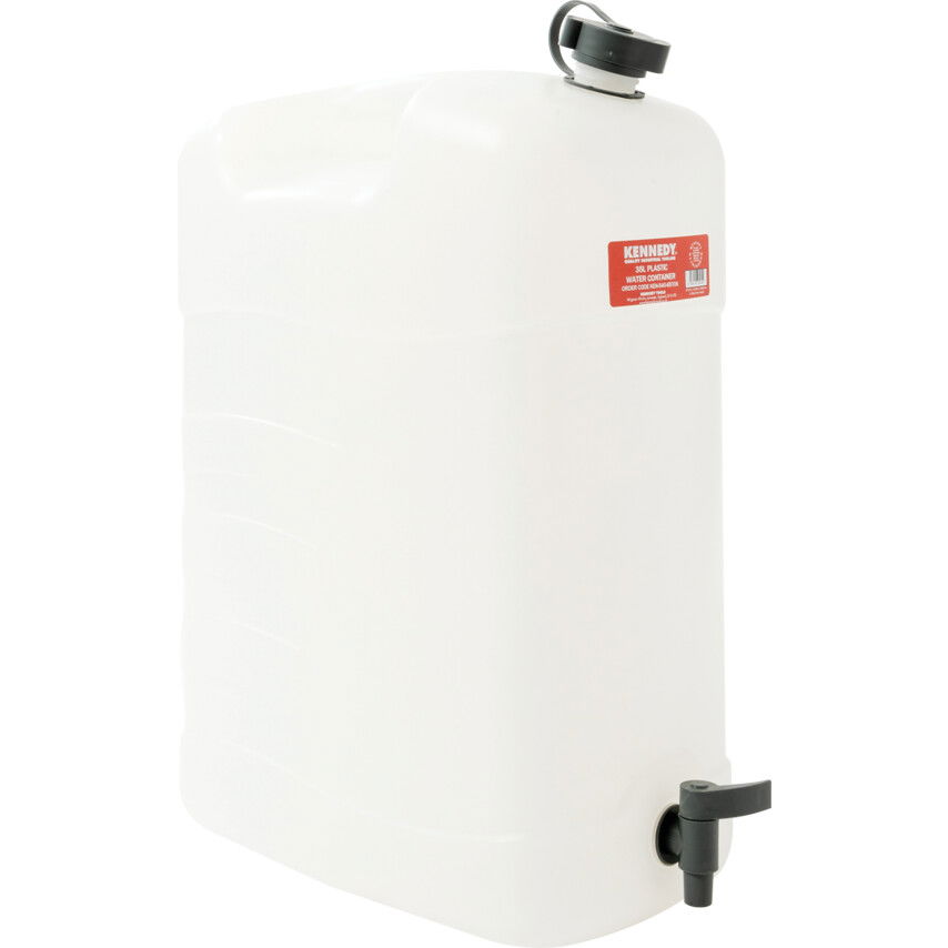 Kennedy MŰANYAG VÍZTÁROLÓ KANNA CSAPPAL 35LTR termék fő termékképe