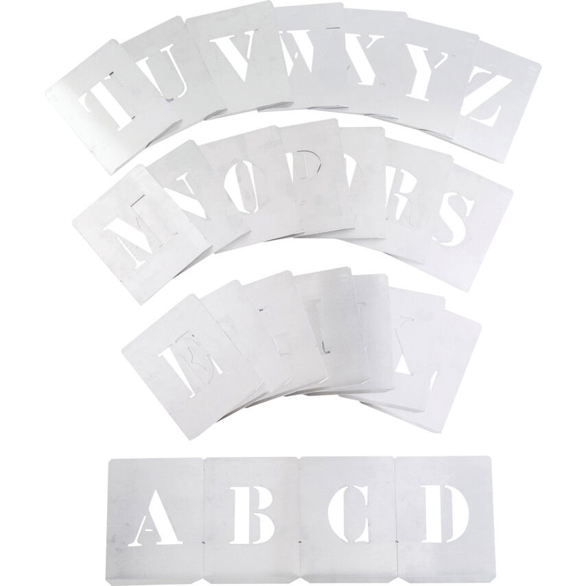 Kennedy 70MM ACÉL STENCIL BETŰK (26 DB-OS KLT.) termék fő termékképe