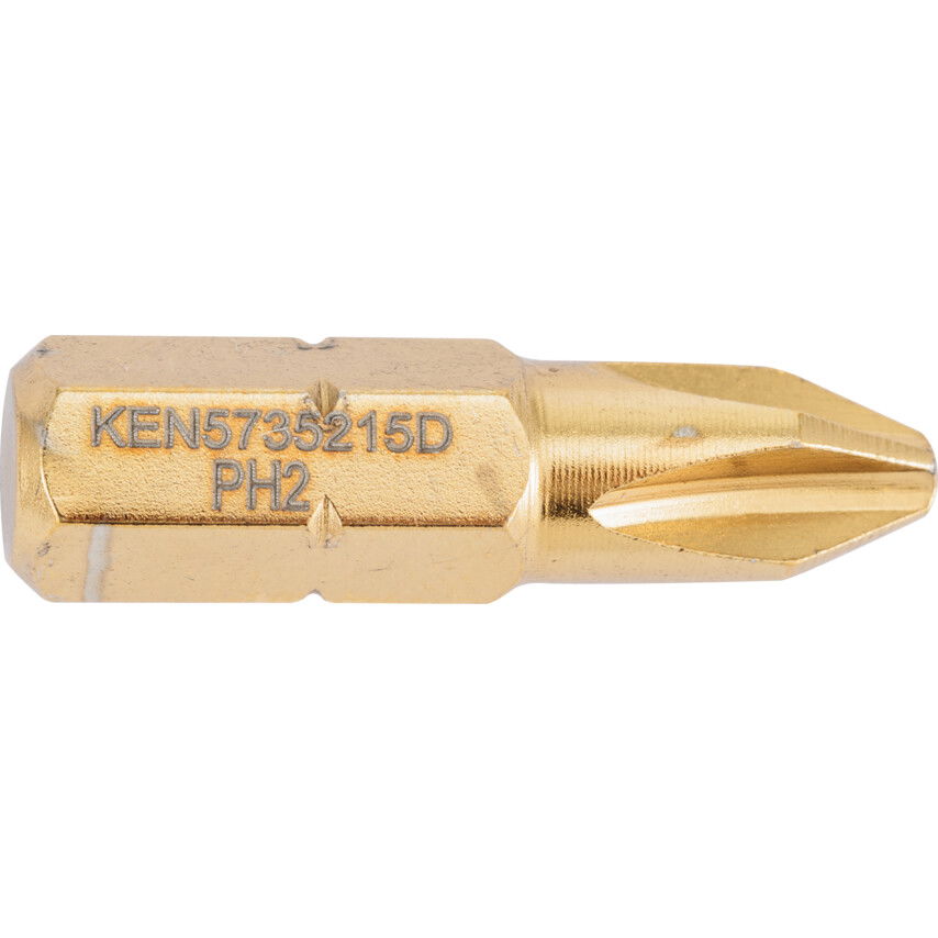 Kennedy No.2 C/PT TiN COATED SCREWDRIVERBIT 1/4" HEX STD termék fő termékképe