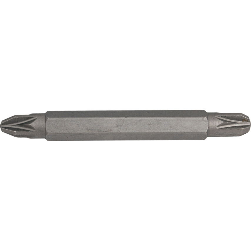 Kennedy POZIDRIV NO.1& NO.2 KÉTVÉGŰ CSAVARHÚZÓ BIT 1/4" HATSZÖG BEFOGÁSSAL, 60MM HOSSZÚ termék fő termékképe