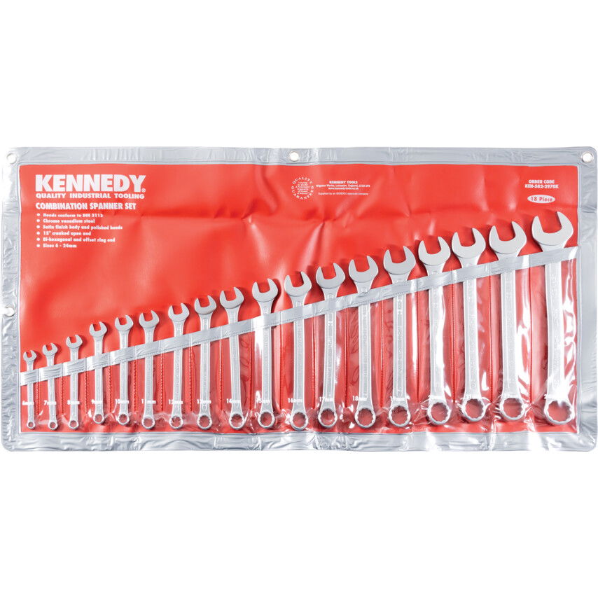 Kennedy 6-24MM IPARI CSILLAG-VILLÁSKULCS KÉSZLET 18 DB-OS termék fő termékképe
