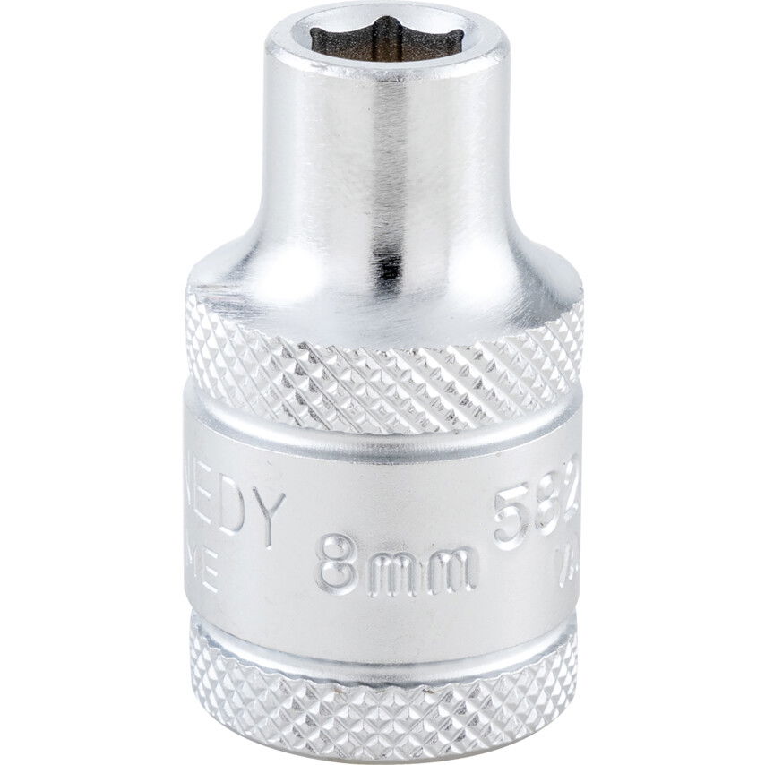 Kennedy 8MM HATSZÖGŰ DUGÓKULCS 1/2" MEGHAJTÓVAL termék fő termékképe