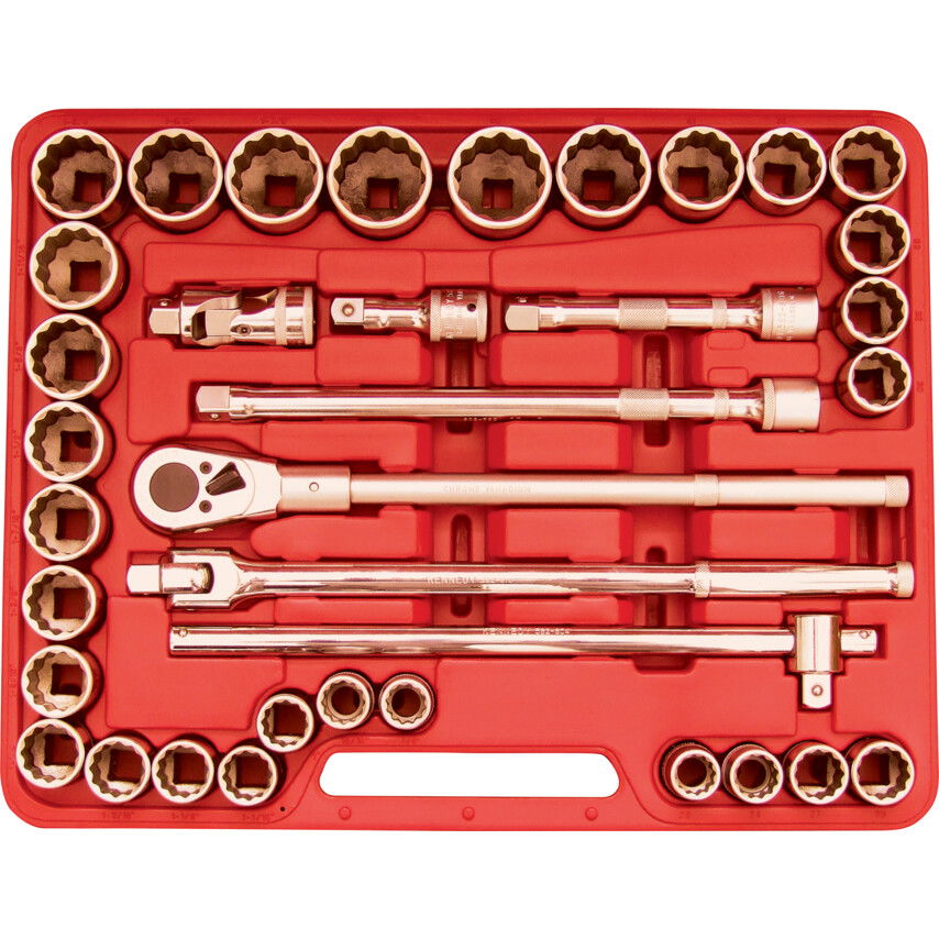 Kennedy METRIKUS/AF DUGÓKULCS KÉSZLET 3/4" MEGHAJTÓVAL (36 DB-OS) termék fő termékképe